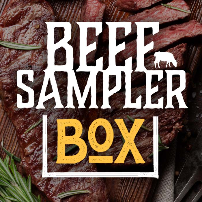 BEEF SAMPLER BOX - 6lbs, 10lbs, 20lbs