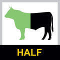 Half Cow - 225lbs
